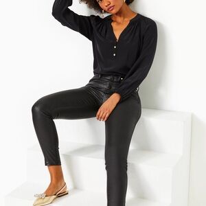 Lilly Pulitzer Eagan High Ride Stretch Jeans Size 2 NWT Black